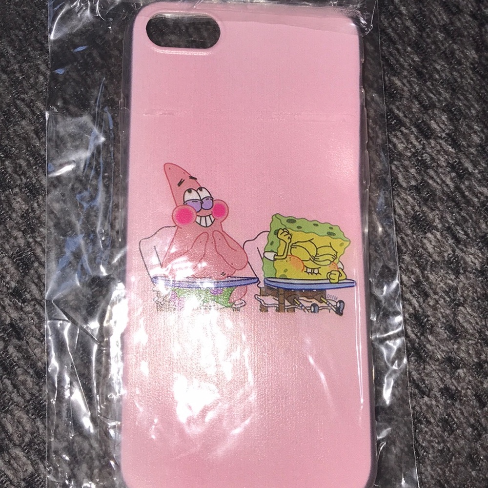 Spongebob and Patrick silicone iPhone 7 phone case